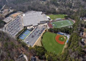 Pope High School Aerial | Cooper & Company General Contractors