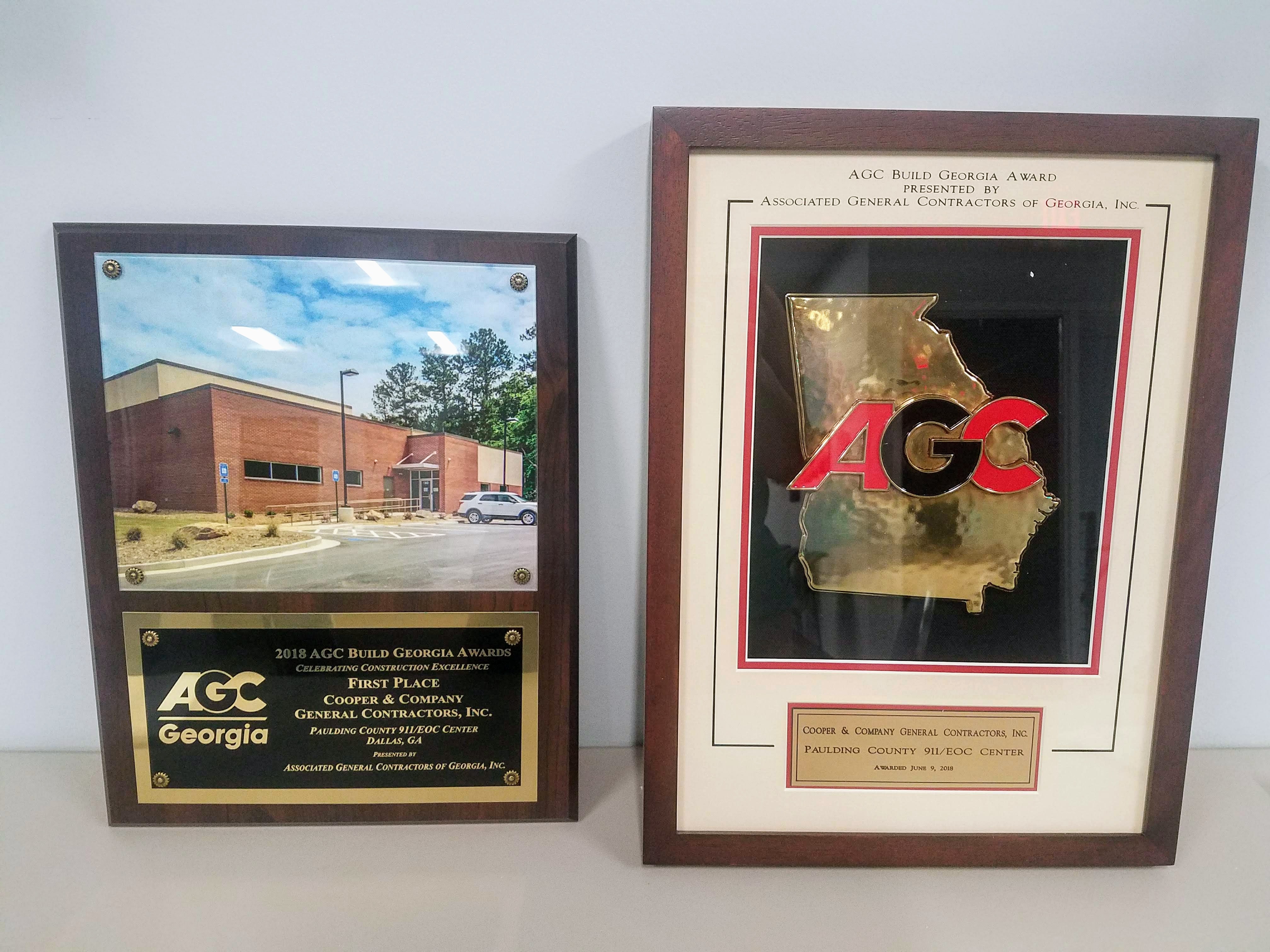 2018 Build Georgia Awards for Paulding County 911