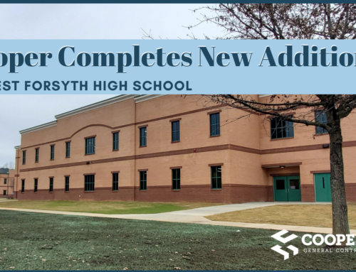 Project Update:  Cooper Completes Two Story Addition for West Forsyth High School